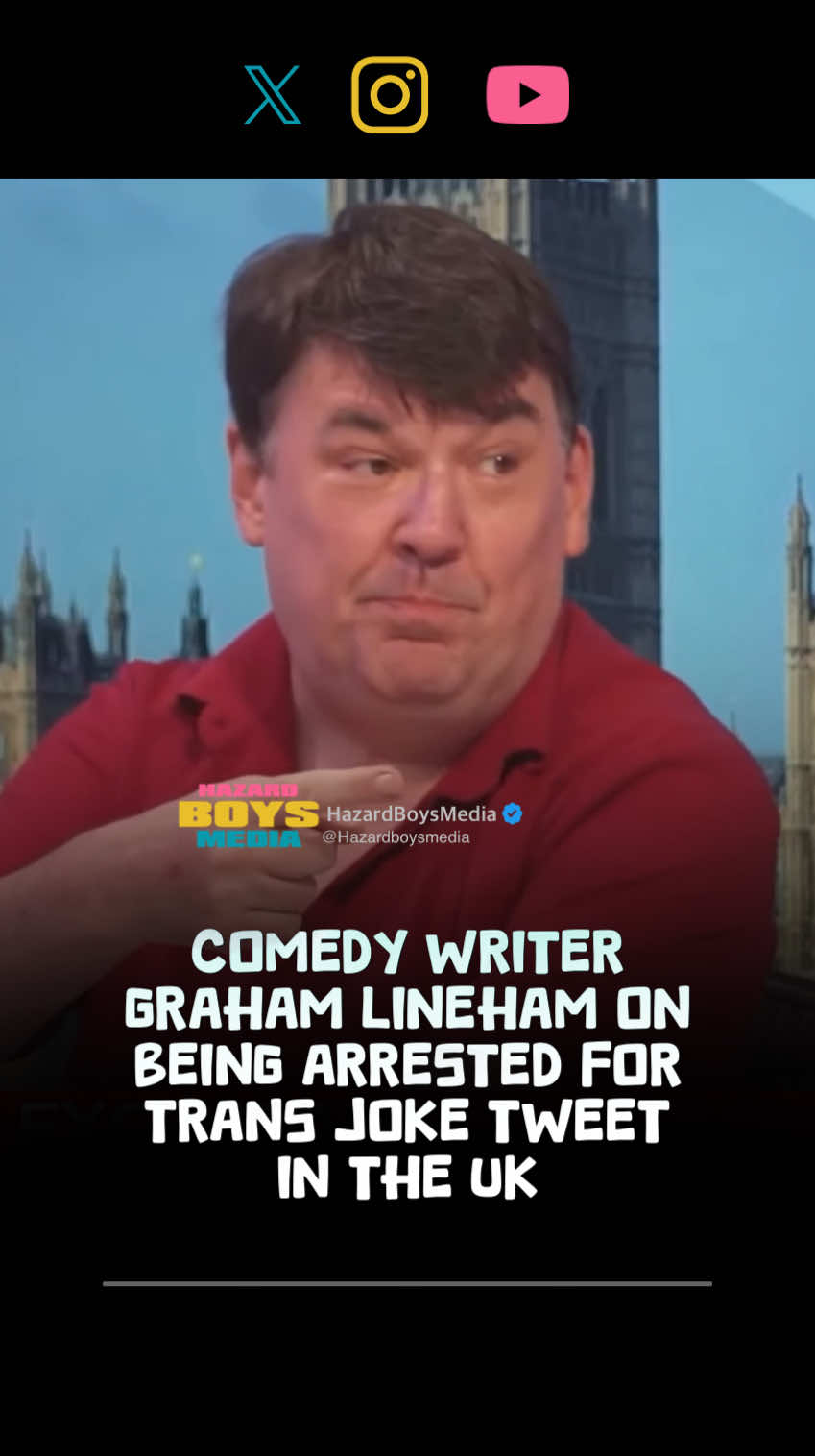 Comedy writer Graham Lineham on being arrested for trans joke tweet in the UK #freespeech #joke #tweet #trans #hazardboys