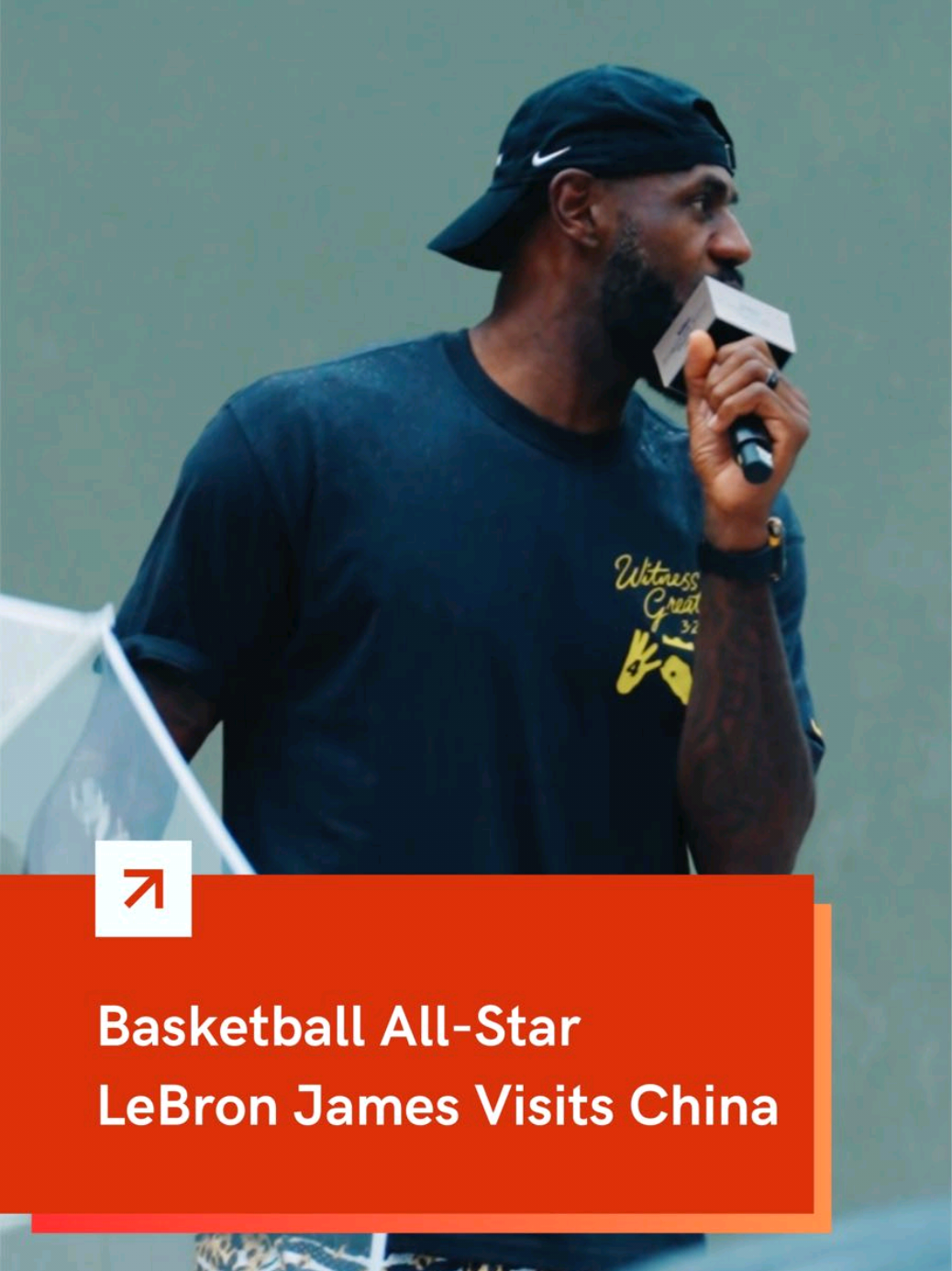 #Basketball icon #LeBron James brings his star power to #China , inspiring fans and young #athletes alike. 🏀 #chengdu 