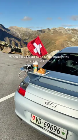Do you feel the same? #porsche911gt3 #porschegt3 #porschemoment #furkapass #swissalps @Porsche 