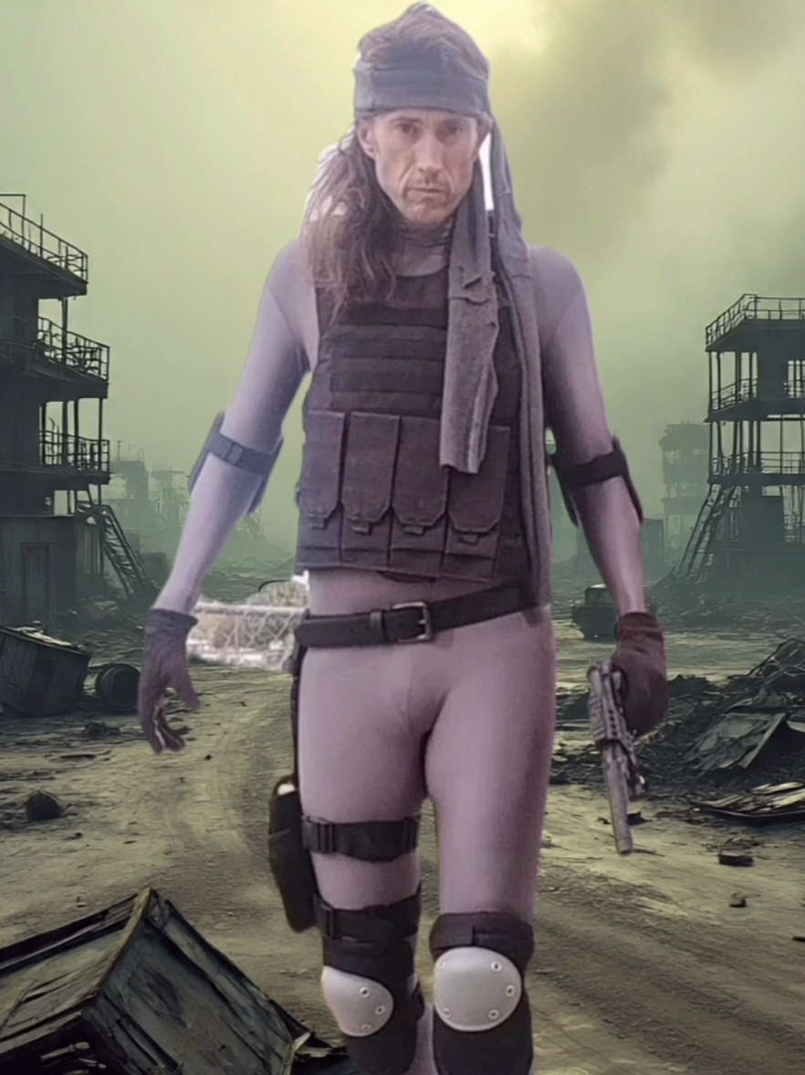 Solid Snake  #metalgearsolid  TikTok this is a toy I bought from Walmart this morning for $8, not a real weapon!