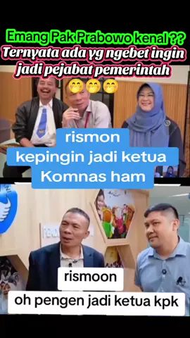#rismon ternyata ingin di angkat jadi pejabat pemerintah