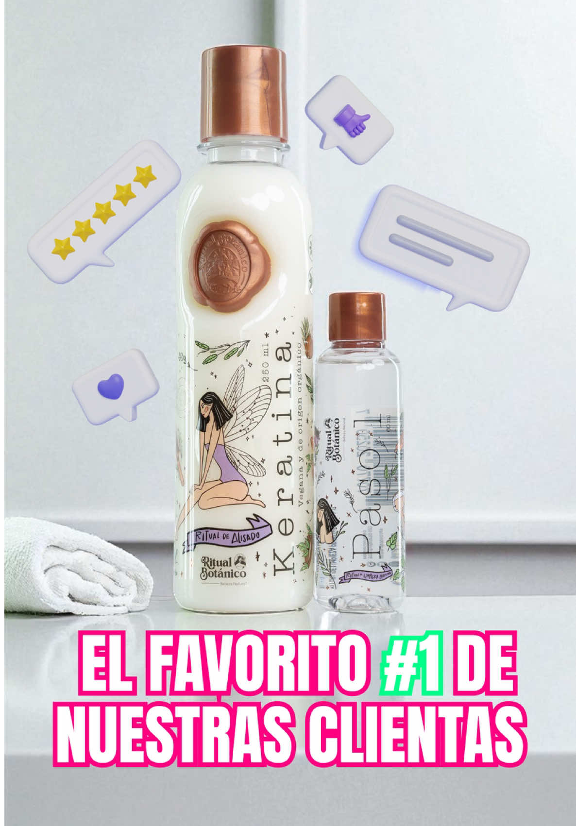El producto más vendido de nuestra tienda y con reseñas increíbles ⭐️⭐️⭐️⭐️⭐️ La Keratina de Ritual Botánico repara, suaviza y fortalece tu cabello, dejándolo brillante, manejable y libre de frizz 🌿💆‍♀️ ¿Ya la probaste? Cuéntanos tu experiencia #keratina #origenbotanico #alisado #beautyglo #tiktokshoprestock 