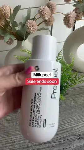 Prequel multi acid milk peel exfoliating solution #GlycolicAcid #Enzymes #Prequel #PrequelMilkPeel 