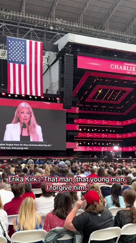 Erika Kirk: “That man, that young man, I forgive him.”