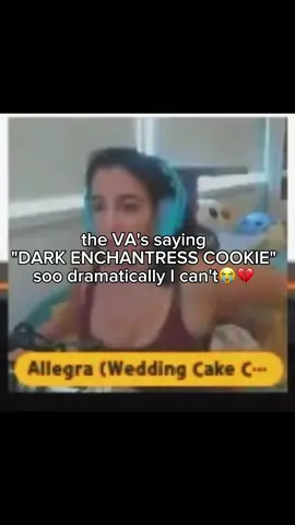 DARK ENCHANTRESS COOKIE! #fyp #viral #xyzbca #voiceactor #cookierunkingdom 