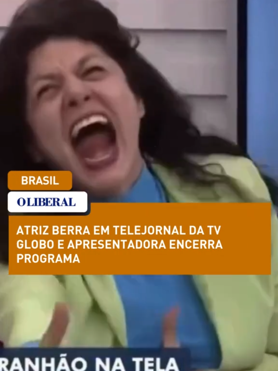 SURPRESA Durante uma participação ao vivo no 