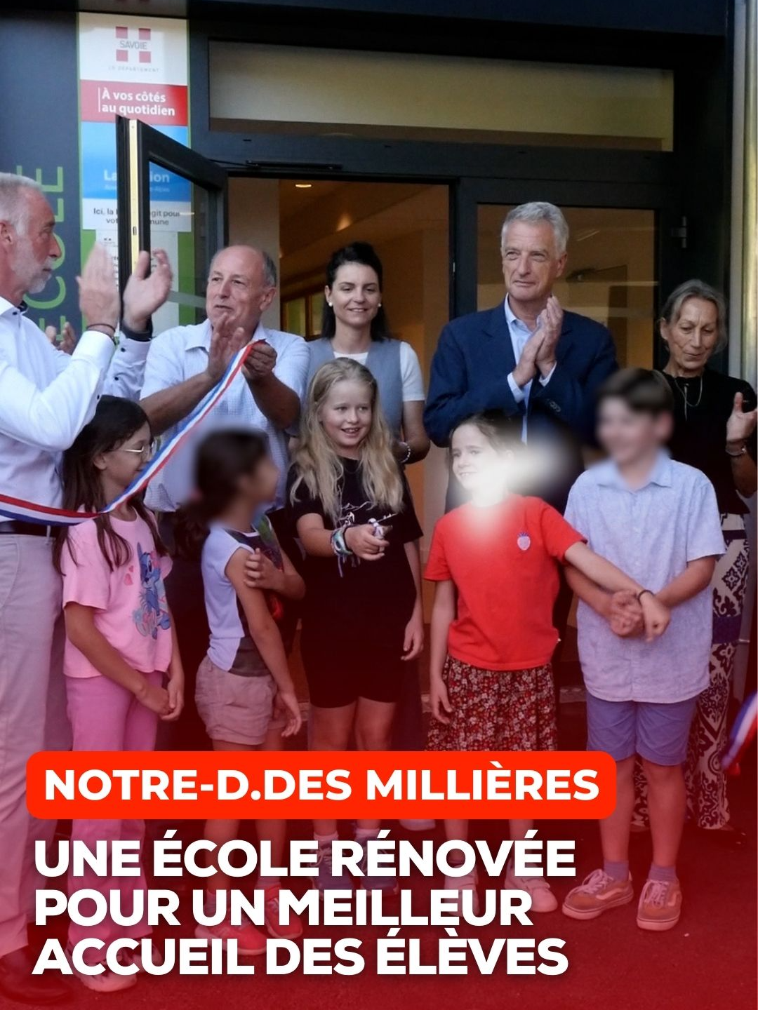 🏫 Une école rénovée pour un meilleur accueil des élèves #savoie #éducation #école #inauguration #rénovation #financement #enfant #fyp #pourtoi