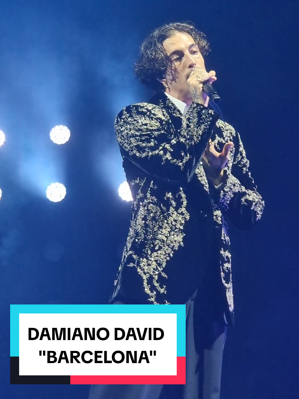 Damiano David concierto en Barcelona #funnylittlefears #damianodavid #concierto #videoviral 