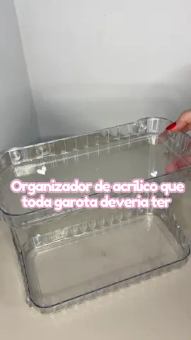 Peguei dois de tão maravilhoso que é! Qualidade incrível 🤌🏻 #organizador #organizadordeacrilico #beleza #OverskinLipCheck 