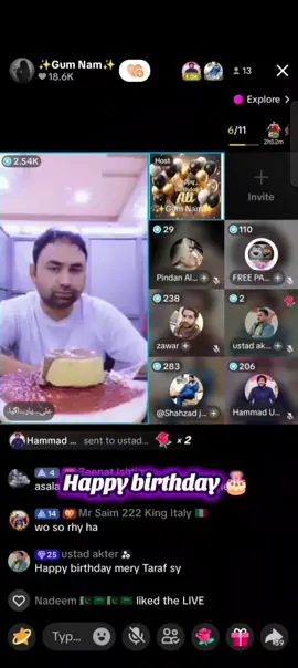 happy birthday 🎂 Ali bahi #viralvideo #unfrezzmyaccount #LIVEIncentiveProgram #LIVEStory #PaidPartnership 
