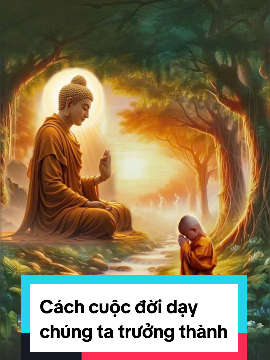 Cách cuộc đời dạy chúng ta trưởng thành. #phatphapnhiemmau #trending #xuhuong 