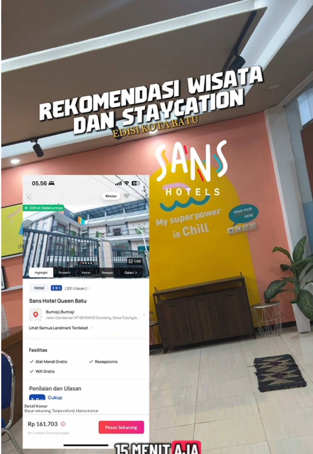 Rekomendasi wisata di Malang yang bisa kuliner langsung ala 6 negara loh. Dengan HTM gratis dan masih satu lingkup dengan Museum Angkut. Lanjut staycation di Sans Hotel Queen Batu yang booking nya lewat aplikasi RedDoorz agar dapat promo dengan menggunakan kode “YUKNGINEP”. @RedDoorz Indonesia  #REDTRAVELERS #BerkeSANS #fyp #foryoupage #explorebatu 