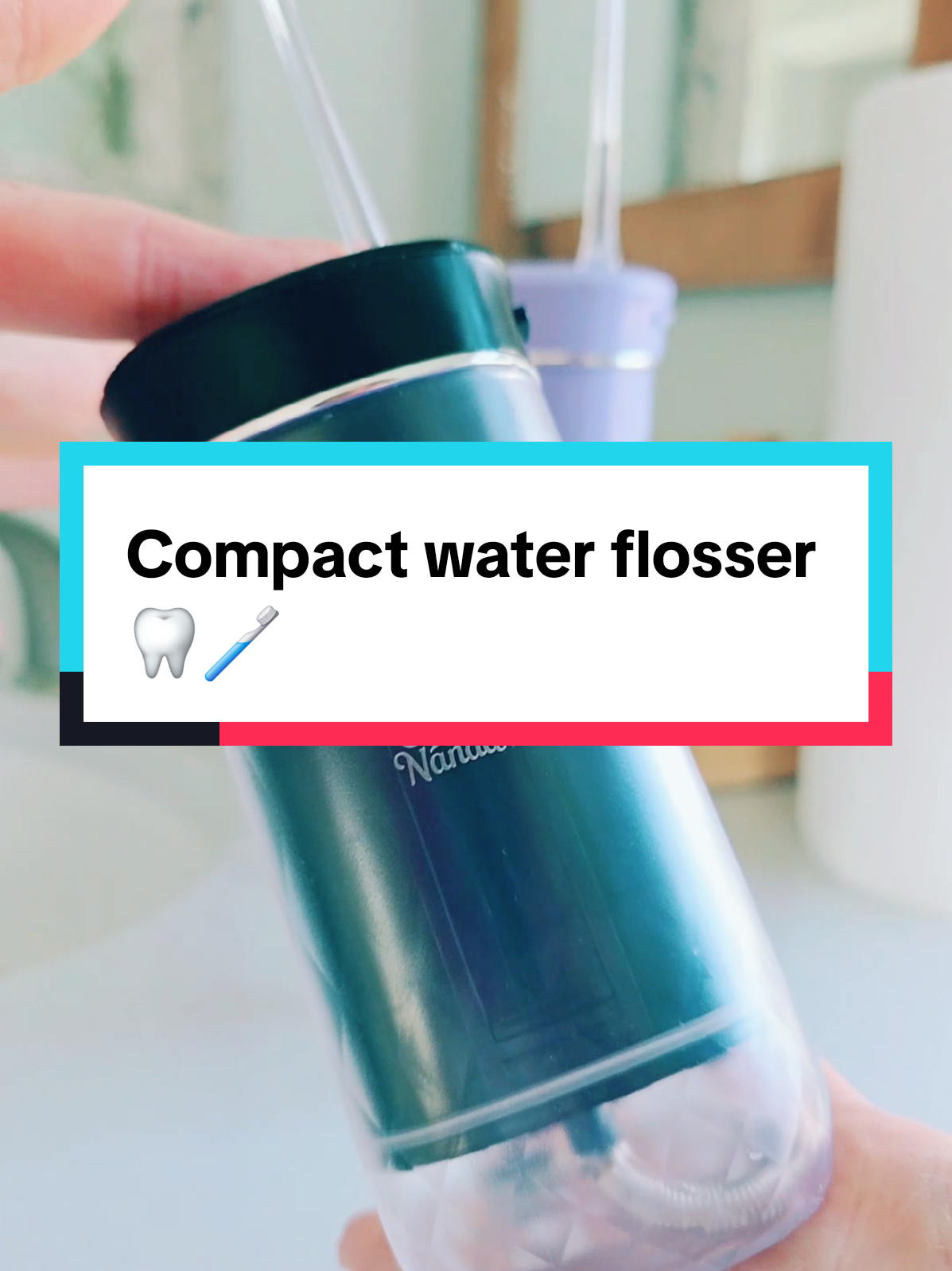 Gurunada compact water flosser  #waterflosser #waterflossing #compactwaterflosser #oralhygiene #gurunanda @Pearl @GuruNanda LLC @Puneet Nanda bridge the gap 