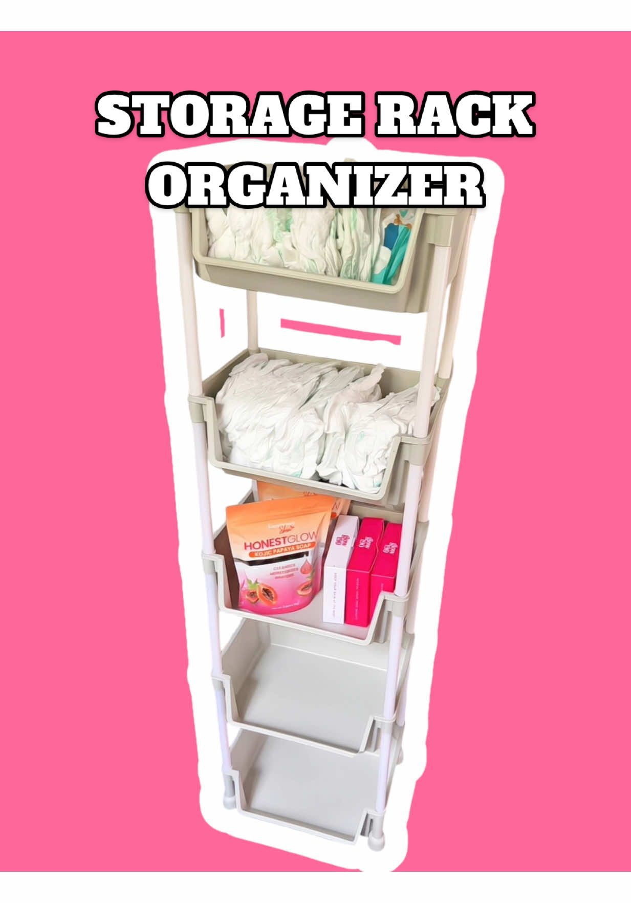 Ang ganda ng kulay and mura lang etong storage organizer mima