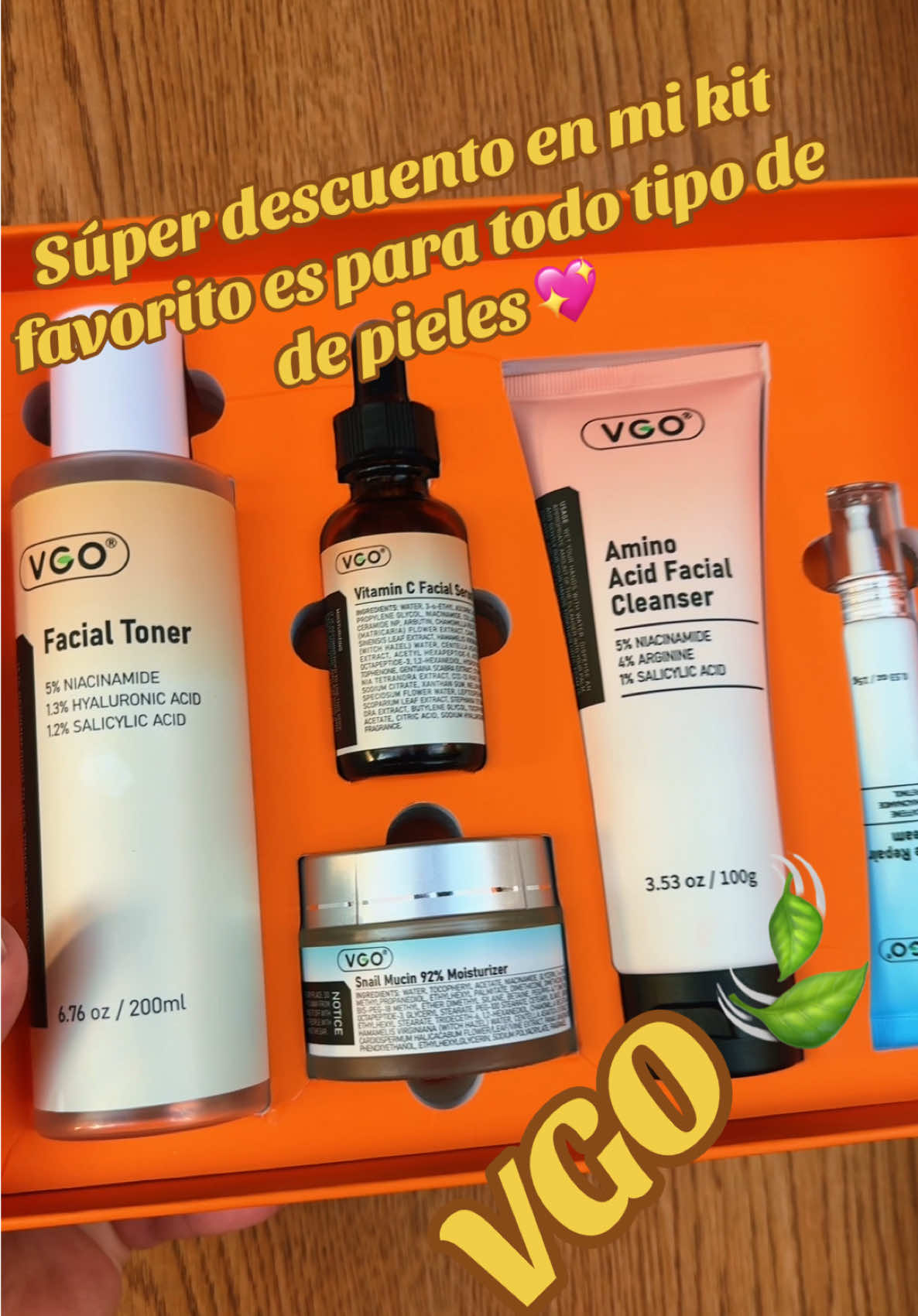 VGO Skincare Five-step Routine#vgo #SkinCare #skincareroutine #pielbonita #pielradiante