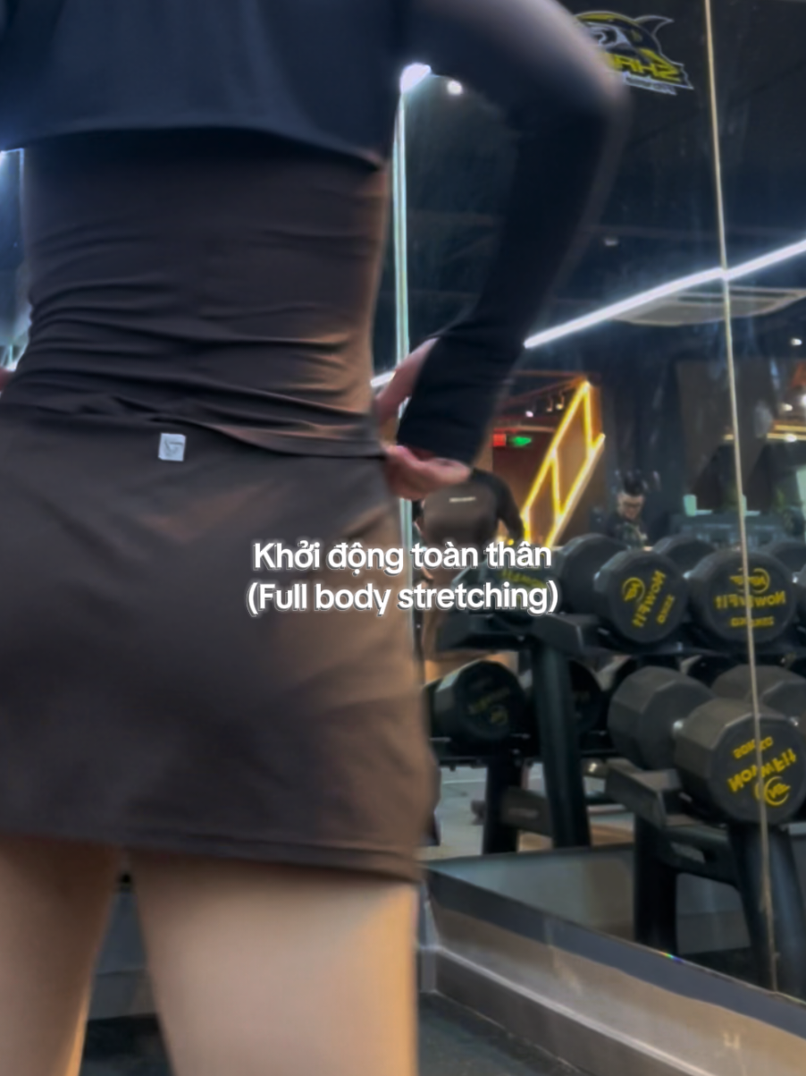 x2 sức mạnh✨️khi vô bài tập chính. Giãn cơ động trước tập không thể bỏ qua #fyp #gym #Fitness 