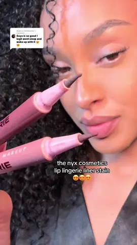Replying to @Nefidelpilar yessss these liners are the truth 😩 it’s almost time for me to get more #nyxcosmetics #nyxcosmeticspartner #nyxliplingerielinerstain #liplinerstain #affordablemakeup 