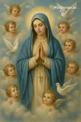 The Timeless Grace of the Virgin Mary. #MotherofJesus #CatholicFaith #Christianity #DivineGrace #HolyMother