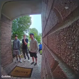 Last night three police cars flew up in front of our home. Of course my husband and son run out to see what was going on. They were chasing these kids who were dressed in all black with painted faces. The one cop yells with his gun drawn, “are you just stupid teens.” The kids reply “yes we are stupid teens.” 🤣🤣 Needless to say they were thrown in the back of the squad car and taken home. I didn’t know ding dong ditching was illegal. 😬  I love that the dads brought them back to apologize. Of course we forgive you!!! You could be doing so much worse. Have fun boys!! Be safe!! Your video made my day!! 