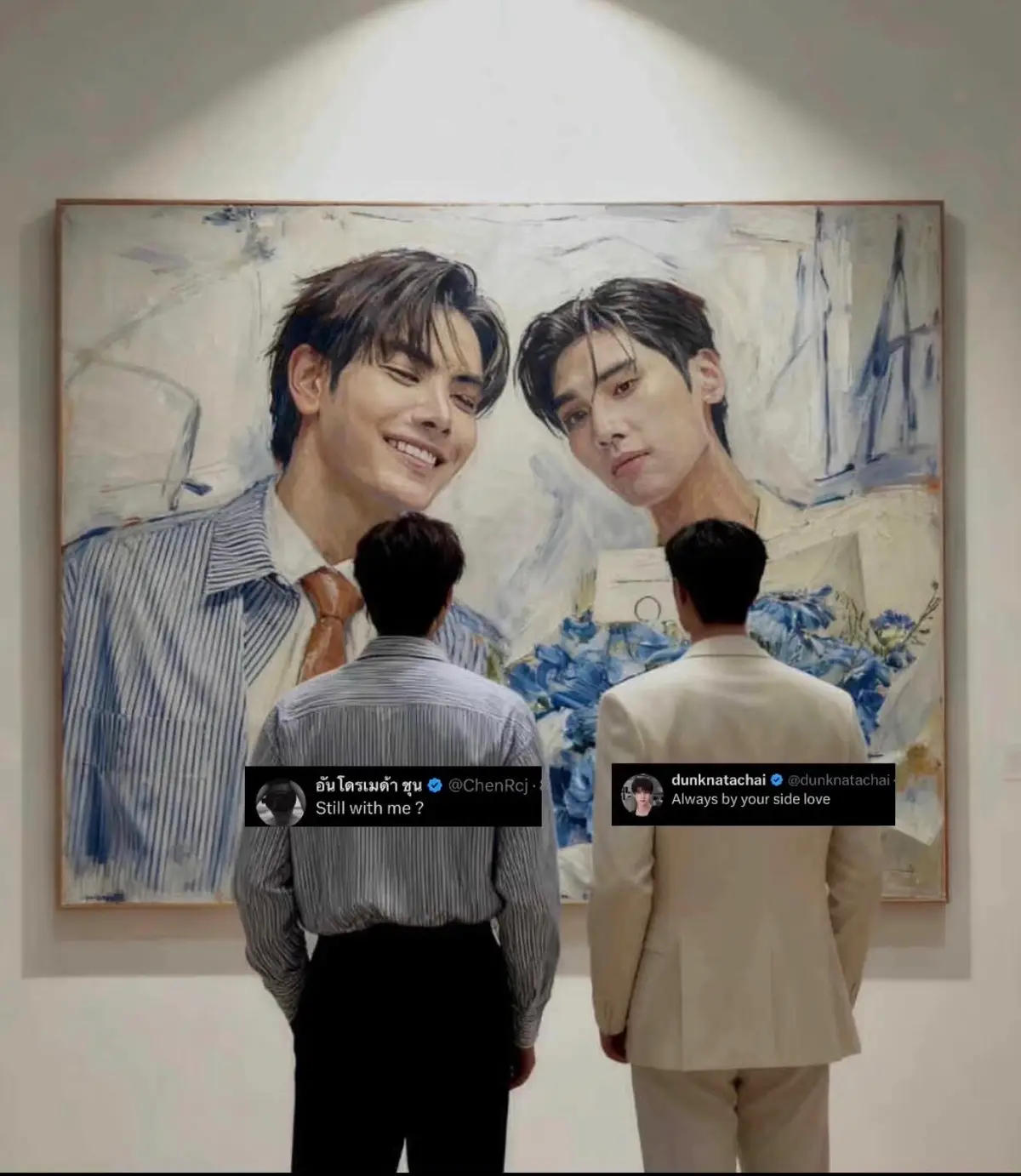 CTTO: Joong and Dunk aren’t just a pair, they’re a story of trust, care, and comfort proof that when two souls connect, the world feels a little softer. Forever, side by side🤏🥹#joongdunk #dunknatachai #joongarchen @dunknatachai @Chen Joong 