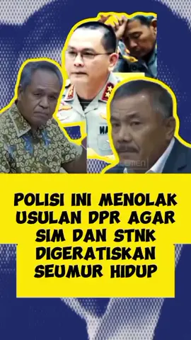 🔥 BREAKING NEWS 🔥 Polisi resmi menolak usulan DPR soal SIM dan STNK seumur hidup. Alasan yang dipakai: demi keselamatan, administrasi, dan regulasi internasional. Tapi publik justru menilai lain. Penolakan ini disebut hanya cara halus menjaga “ladang bisnis” dari perpanjangan SIM dan STNK yang setiap tahun jadi sumber pemasukan. Rakyat pun geram: kalau benar demi keselamatan, kenapa justru biaya dan prosedur yang selalu diperas dari masyarakat? Di tengah beban hidup yang semakin berat, rakyat melihat aturan ini lebih berpihak pada kas negara dan oknum ketimbang dompet rakyat. #BreakingNews #tiktok #trending #Polisi#beritaviral 