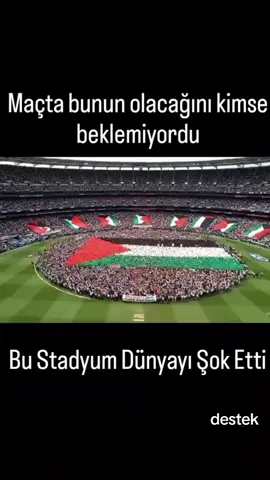Barcelona futbol oyuncular ve taraftarı ile Filistine destek#keşfet 