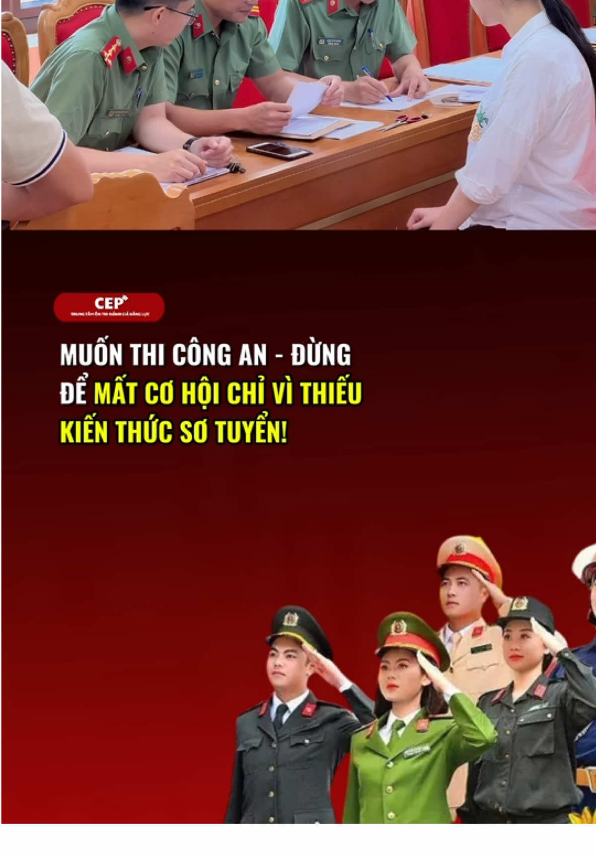 MUỐN THI CÔNG AN - ĐỪNG ĐỂ MẤT CƠ HỘI CHỈ VÌ THIẾU KIẾN THỨC SƠ TUYỂN!#tuyensinh #hocsinh #cand #cep #thicongan #vb2cand #luyenthi #dgnlbca 