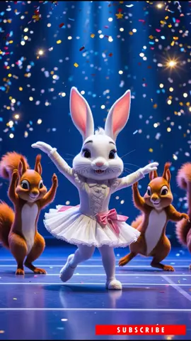 Baby Rabbit Du du Du Du Duduuu... #anakayam #laguanak #cartoon #cute #ai 