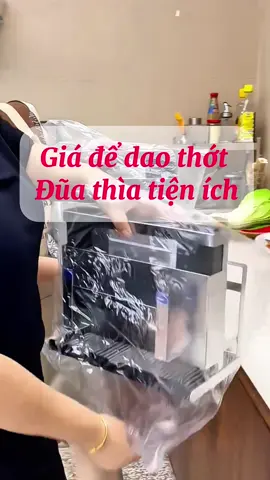 Giá để dao thớt, đũa thìa tiện ích #giadung #giadungthongminh #nhabep #giadedao 