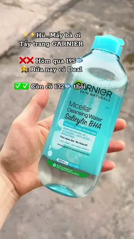 Nước tẩy trang quốc dân GARNIER #nuoctaytrangsachsau #nuoctaytrang #nuoctaytranggarnier #garnier #myphamyskin 