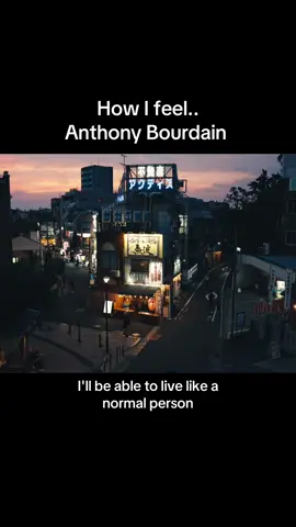 I always thought I’d want to be like a Normal person… I can’t agree more with this Quote! #anthonybourdain #fyp #quotes #travel #traveltiktok 