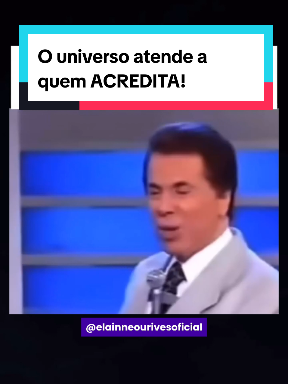✨ Você fala com o universo ou apenas reclama da vida? Silvio Santos e sua convidada nos dão uma prova de que a fé e a palavra são o canal de comunicação com o universo. Você não precisa implorar, você precisa declarar com a certeza de que já é seu. 🚀 O universo não é um surdo que te ignora, é um espelho que reflete a sua convicção. Peça, acredite e visualize como se já tivesse. O que você tem na sua imaginação é uma mensagem que foi dada somente a você. 👉 O que você vai pedir ao universo hoje à noite? Deixe sua intenção nos comentários! #LeidaAtração #Cocriação #PoderDaPalavra #SilvioSantos #Fé #Universo #Manifestação #Confiança #ElainneOurives #espiritualidade 