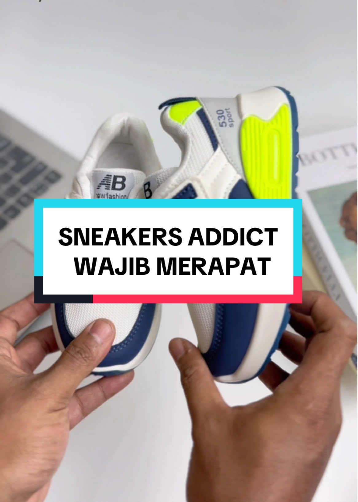 Anak siap tampil stylish dari bawah sampe atas😉🤩👀 #juraganjunior #sepatuimport #OOTDAnak #newbalance 