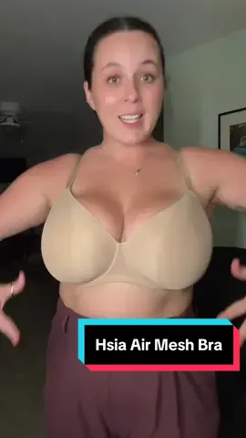 So seamless and so much protection with this air mesh bra! @Hsia-Bras #supportivebra #plussizebra #hsia #hsiabra #tiktokshoprestock 