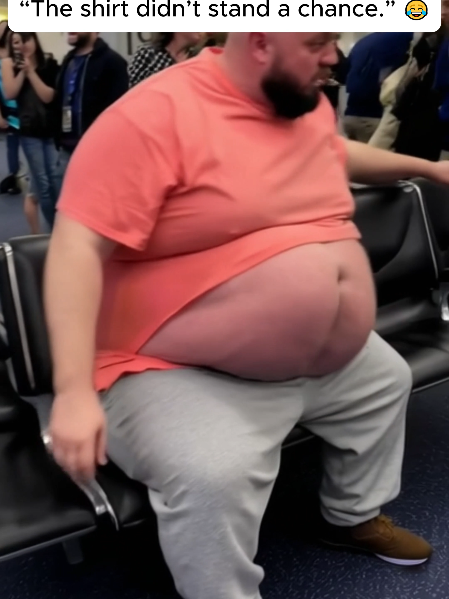 SHOCKING VIDEO: Man’s Nap Causes Structural Damage to Terminal.”#videoviral