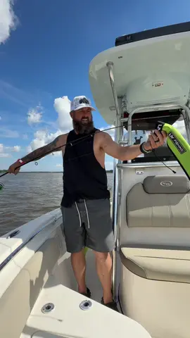 Give A Man A Fishing Pole And He Will Eat Forever #growitwemowit #lawntiktok #fishing 