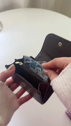 compact wallet for everyday use ✨ #wallet #walletforwomen #smallwallet #wallets #fyp  