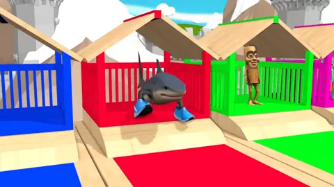 #longslidegame #3danimation #funny3danimals #animalsrungame #animals3d 