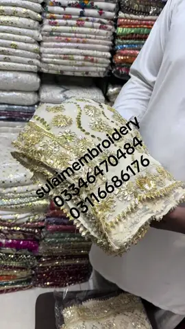sulaimembroideryfollowsulaimembroidery   stuff pure crinkle china   gotta me mukesh work  We are taking order for this beautiful wedding  You are customised the dress and design World 🌍 wide delivery available ✈️ Payment method bank transfer and cash  For more details Whtup and DM +92 33116686176 #handmade#womencolothes# #anarkarli frock#uk#saree culture collection  fashion#  families