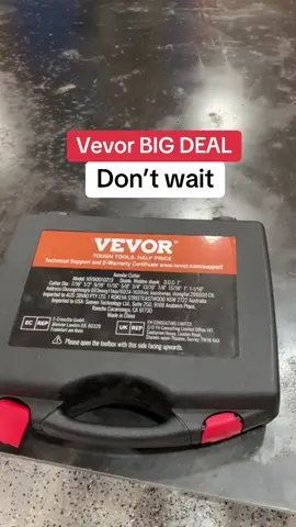 #vevor#annularcutter #tiktokshopcreatorpicks #tiktokshopblackfriday final price may vary depending on each persons available coupons 