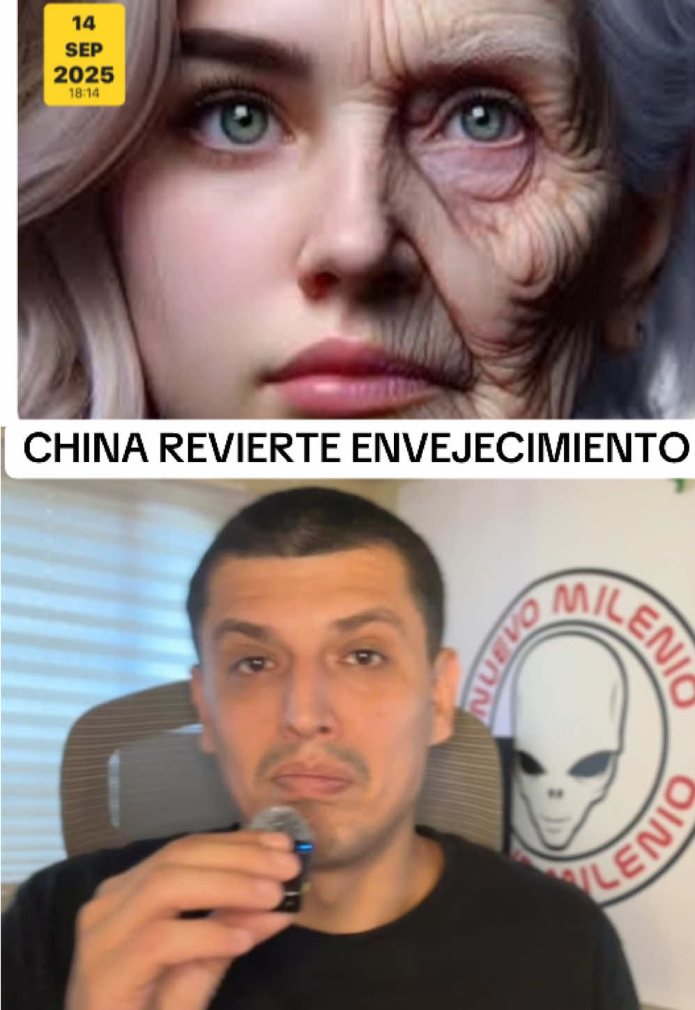CIENTIFICOS CHINOS REVIERTEN EL ENVEJECIMIENTO MODIFICANDO DELULAS MADRE #nuevomilenio 