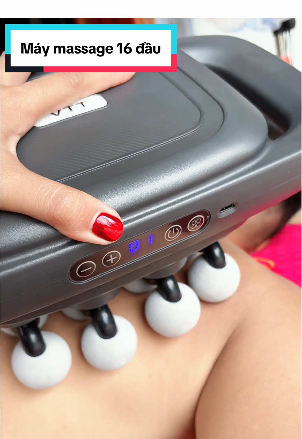 Máy massage 16 đầu luôn á hỏi sao mấy nay rần rần#maymassage #maymassagecamtay #maymassagecovaigay @
