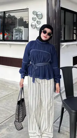 Bajunya lucu💙#ootdhijab #racuntiktok #afiliate 