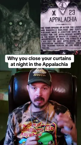 Why you close your curtains at night in the Appalachia. #appalachiantrail #appalachianmountains #scarystories #spookystory #creepystorytime 