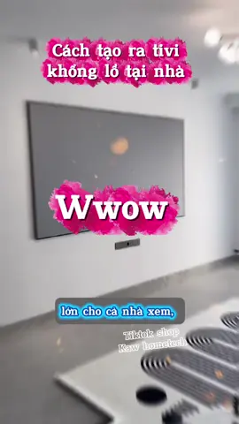 Cách tôi tạo ra chiếc tivi khổng lồ #kawhometech #manchieuphanquang #khonglo #giadungtienich #dochoicongnghe 