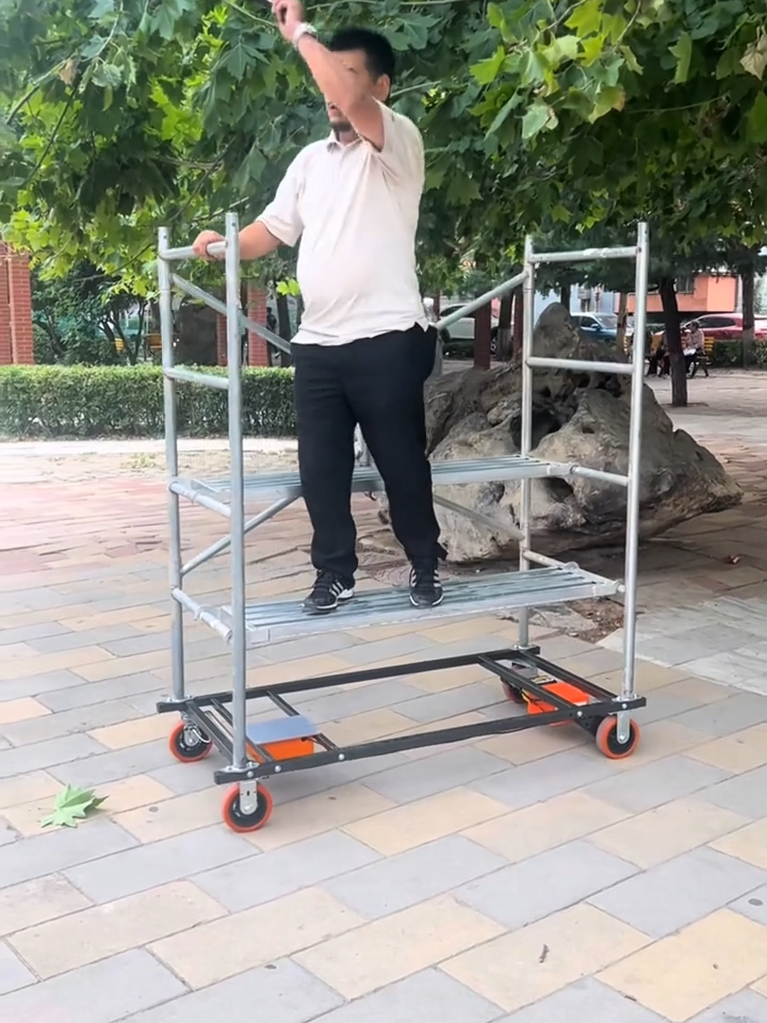 #ElectricScaffold #MobileScaffold #ConstructionSiteElevatingFrame #AluminumAlloyScaffold