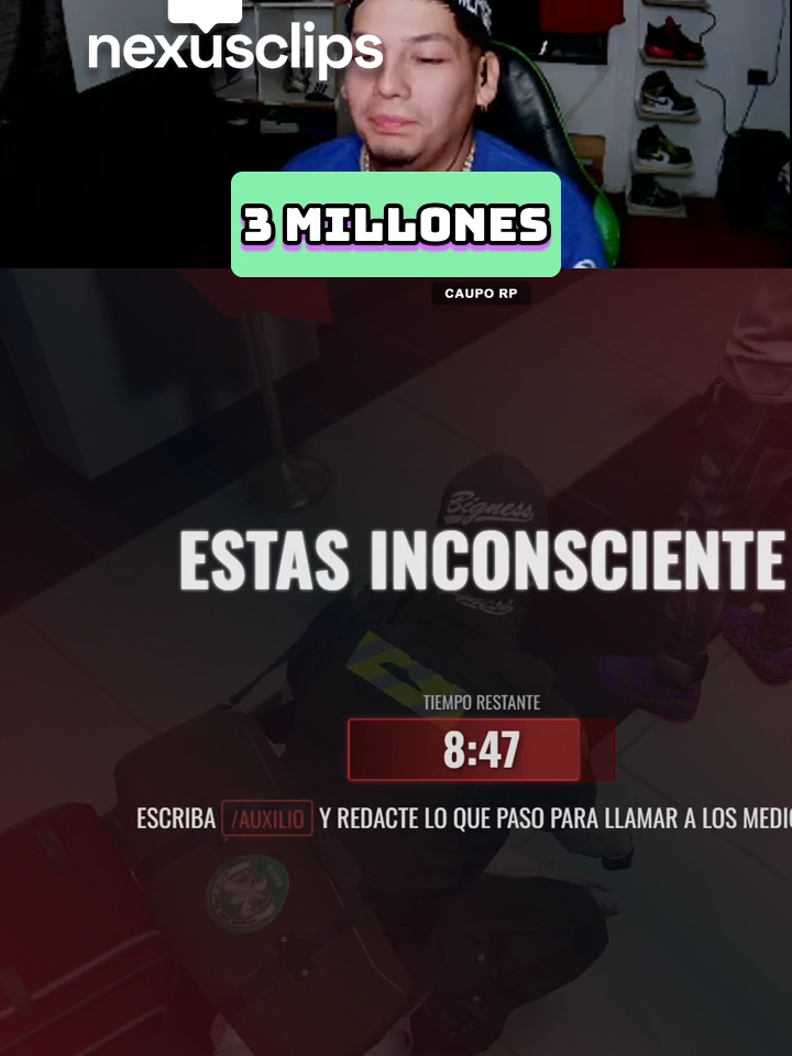 3 millones!!#kick #streamer #gta #cauporoleplay #fyp #peleon