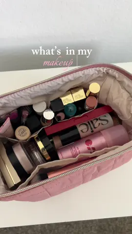 💄👛🩷 #whatsinmymakeupbag #makeupbag #makeuporganization 