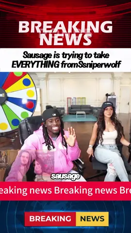 Ssniperwolf’s ex husband Sausage is trying to take everything from her #ssniperwolf #kaicenat #foryou