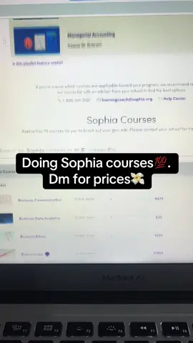 #sophialearning #courses #fyp #sophia #usa🇺🇸 